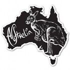 <!--F#f_0-->Australia Kangaroo Design Car Vinyl Sticker - SELECT SIZE<!--F/-->
