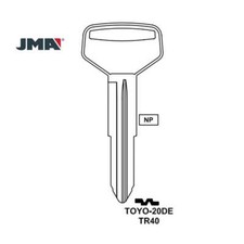 Jma Uncut Key Blank Fits For Toyota - Tr40 - Toyo-20de 10 Pack