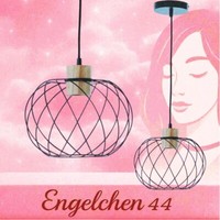 Pendelleuchte HäNgelampe Gitter Brilliant Leuchten Mallow E27 40W Metall Bambus