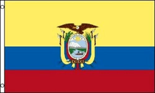 3x5 Ecuador Flag Country Banner South American Pennant Bandera Indoor Outdoor - Picture 2 of 2