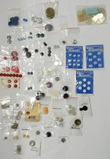 Lot Of New Loft Anne Taylor Talbots Extra Buttons For Crafting 180 Pieces