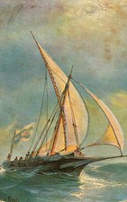 AK* Calabrische Schebecke , Mitte des 19.Jahrh.  (AB)70029 