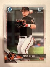 QTY: 2018 Bowman Draft Chrome Cadyn Grenier ORIOLES 1st Rookie Prospect #BDC-134