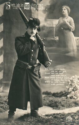 Postcard * I stand in dark midnight, she still loves me, she is me (AB) 70403