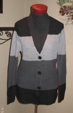 Colorblock Button front Cardigan Size Small