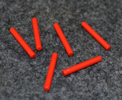 6 ~ Red #3 Round Rod Brick Bricks ~ Lego ~ NEW