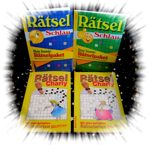 Bücherwurm Angebot NEUE RÄTSELHEFTE * RÄTSEL CHARLY + RÄTSEL SCHLAU * 776 Seiten