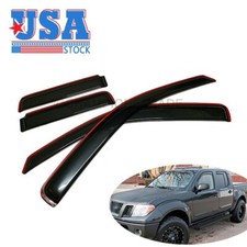 Us In-channel Window Visors Sun Rain Guards For 2005-2020 Nissan Frontier