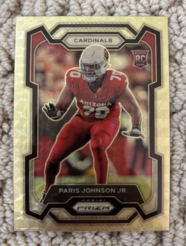 2023 Panini Prizm Football Gold Vinyl Paris Johnson Jr. #304