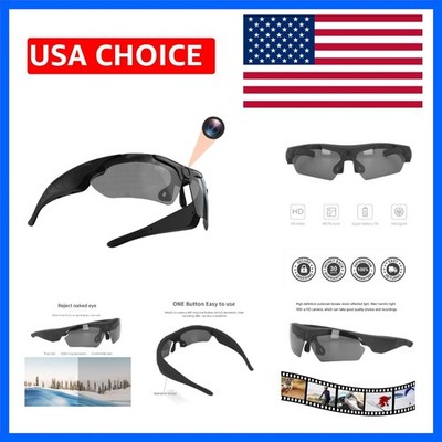 1080P FHD Camera Glasses, Smart Video Sunglasses with Polarized Lenses, Audio...