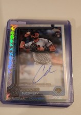 2025 Topps Chrome Logofractor Edition - Rookie Autographs Connor Norby #RA-CN...