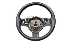 14-20 Jaguar X152 F-Type Front Steering Wheel w/ Paddle Shifters Black Oem