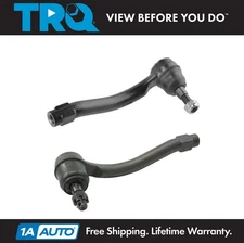 TRQ Steering Tie Rod End LH Driver RH Passenger Outer Pair for Nissan Infiniti