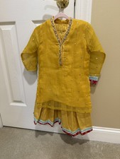 Pakistani Kids Girls eid and partywear designer dress. 4 years size