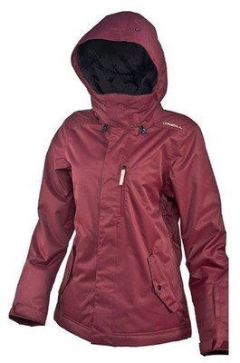 O'Neill Escape Abalone Insulated Snowboard Jacket, Women's Large, Cape Red New