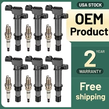 6X Ignition Coil+Iridium Spark Plug Set For Jeep Liberty Dodge 3.7 V6 UF270