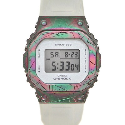 Casio GM-S5640GEM-7JR G-SHOCK Digital Pink Green Stainless Steel Rubber Used Jap