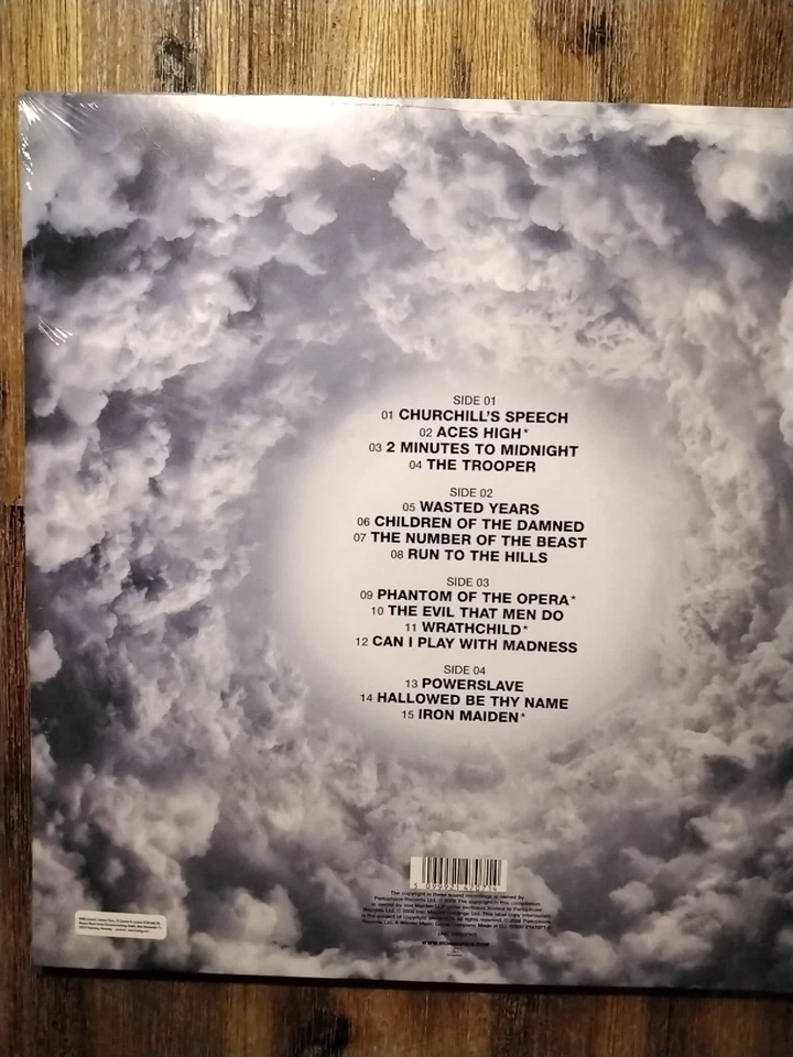 2 LP Iron Maiden - Somewhere back in time - Best of 1980-1989 / NEU new sealed - Bild 4 von 4