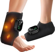 Electric Foot Ankle Massager Pain Relief 6 Heat Levels  3 Vibration Modes Timer