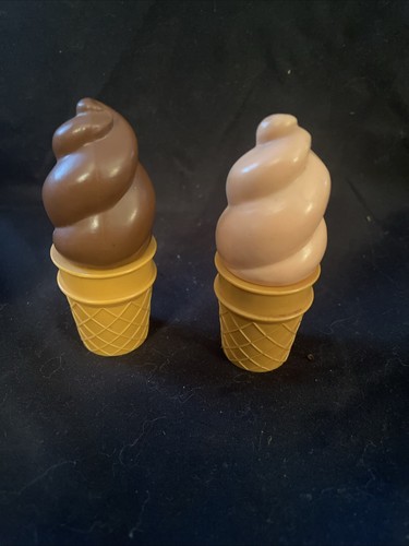 70s Vintage Avon Lip Pomade - Ice Cream Cone - Lot of 2- Orange AndChocolate. - Picture 1 of 3