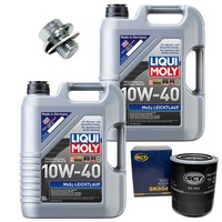 MotoröL Filter Set MOS2 10W-40 10 Liter + Schraube FüR Toyota Land Cruiser 4.2