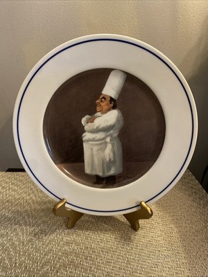 WILLIAMS SONOMA Guy Buffet CHEFS SERIES, What s Cooking Dinner Plate 10 3/4 
