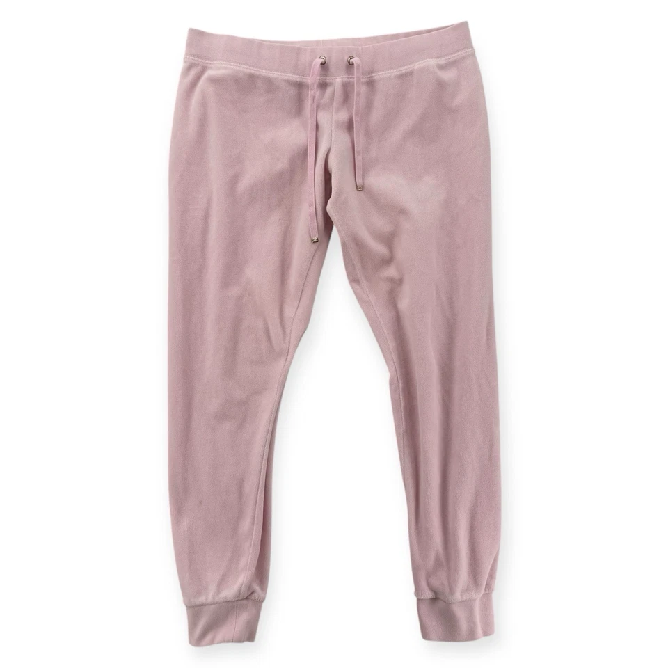 Conjunto de chándal Juicy Couture de terciopelo para mujer mediano oro rosa J sudadera con capucha Y2K Foto 4 de 4