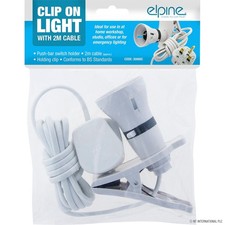 2m Clip On Light – Flexible Reading Lamp for Desk, Bed & Study