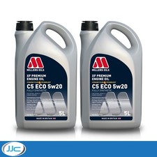 2 x 5 Litre - Millers Oils XF Premium C5 ECO 5W20 Fully Synthetic Engine Oil 8.65 per litre