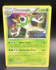 Pokemon Pre-release Stamp Staff promo card Chesnaught XY BreakThrough XY68 LP on eBay