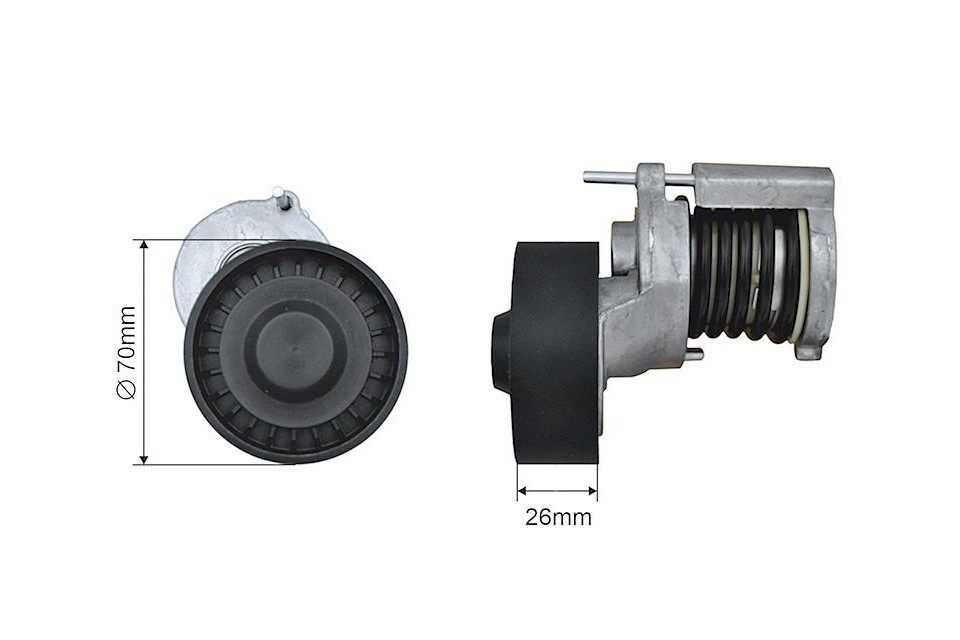 Nty Belt Tensioner Pulley For Audi A2 00-,Altea 06-,Arosa 97-,Ibiza - Image 7