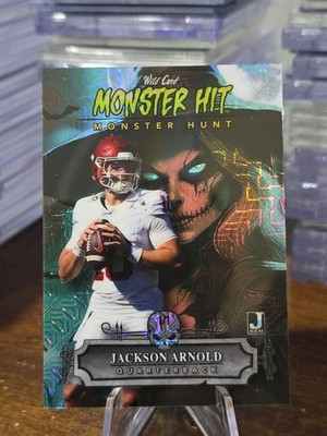 2024 JACKSON ARNOLD W.C. HAUNTED HITS TEAL MOJO WITCH #MHW-JA 1/1 AUBURN TIGERS