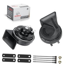 Car Horn 12V Loud Dual-Tone Electric Snail Horn Kit Universal Fit 12v Auto