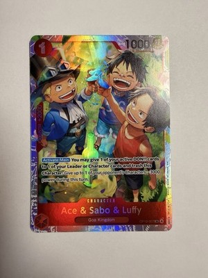 Ace & Sabo & Luffy  OP13-007 Carrying On His Will SR