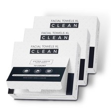 Face Towels XL, 7.9 x 9.4 Large Face Towelettes Disposable