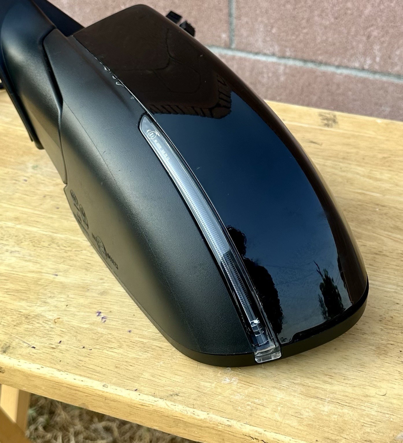 2017 Maserati Ghibli Right Passenger Side Mirror W Auto Dim Heated Black 15 Wire