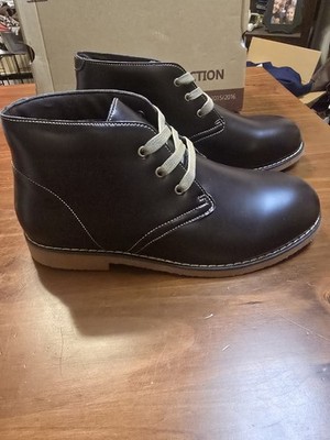 Camel Crown Men's 9.5 Brown Short Boots New In Box