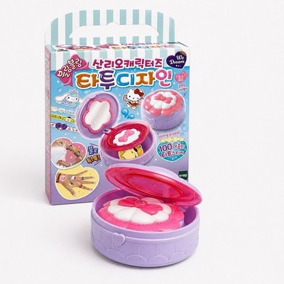 Toytron Sanrio DIY Tattoo Sticker Kit Kids Temporary Tattoos Cute Kawaii Set