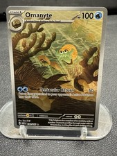 Omanyte Illustration Rare IR 180/165 SV Pokemon 151 Pokemon Card - NM