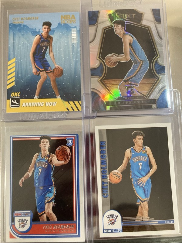 Chet Holmgren OKC Thunder Rookie Lot 4 Cards 🔥💎