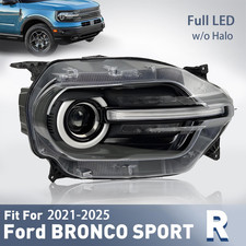 LED Headlight For 2021-2025 Ford Bronco Sport w/o LED Signature Projector Right