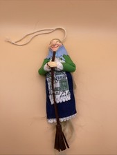 Handmade Kitchen Witch Doll Luck Companion Hanged Witch Doll Figure Decoration p