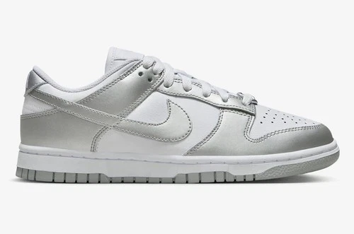 Nike Dunk Low Metallic Silver Sneaker GR. 44 44.5 FV1311-100