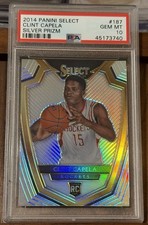 2014 Clint Capela Select Silver Prizm RC #187 PSA 10 Rookie