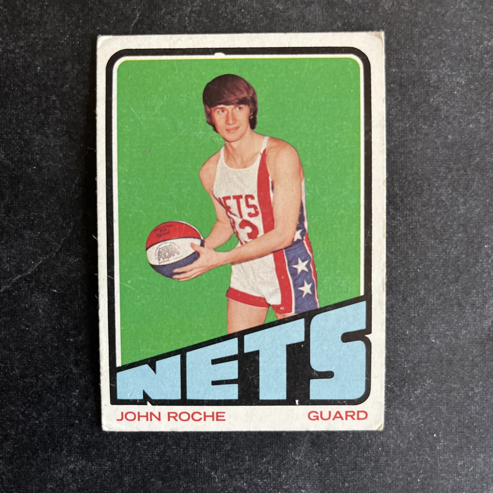 1972-73 Topps ABA 🔴⚪️🔵182 John Roche RC (P2)