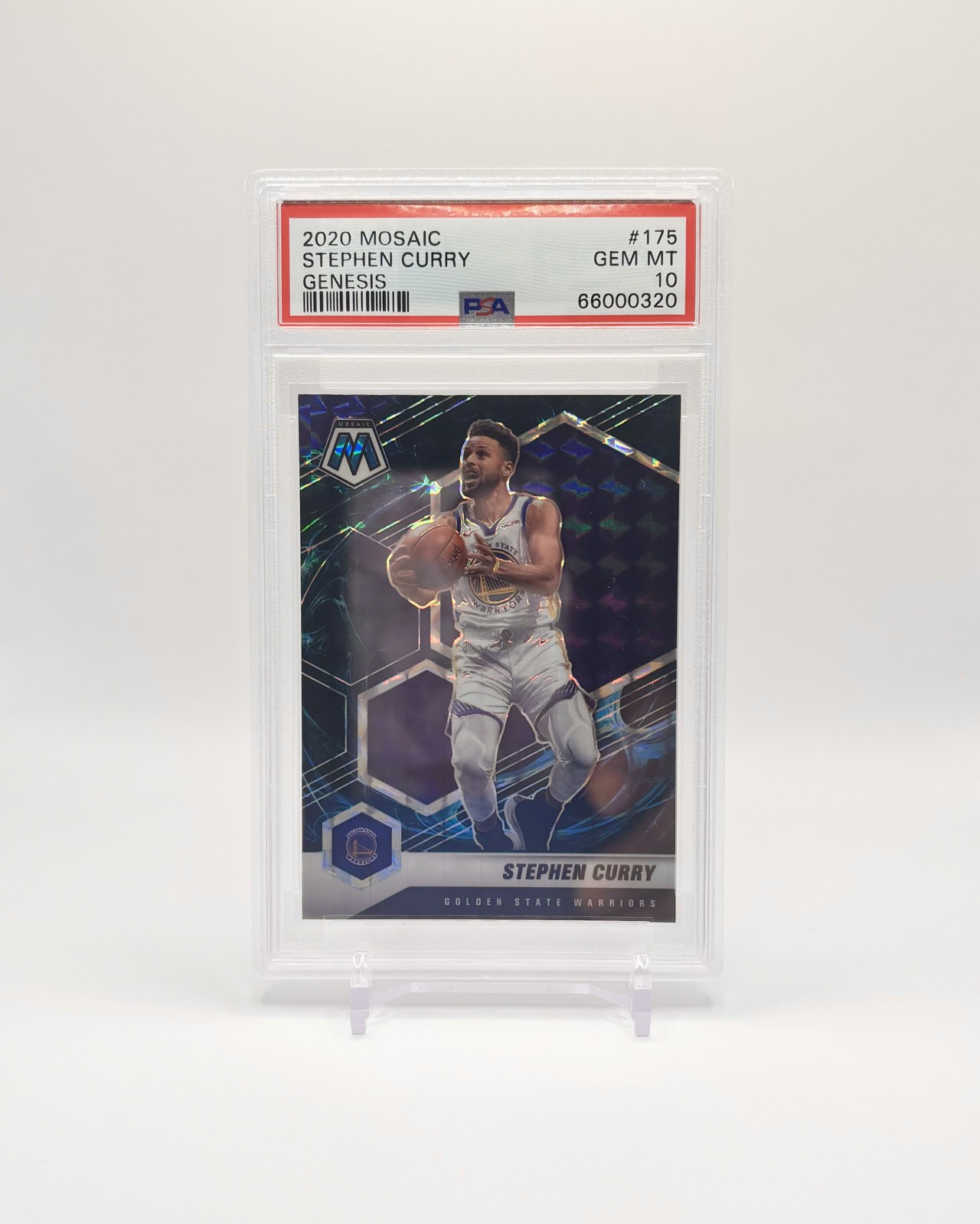 2020-21 Panini Mosaic - Stephen Curry #175 Genesis Mosaic Prizm