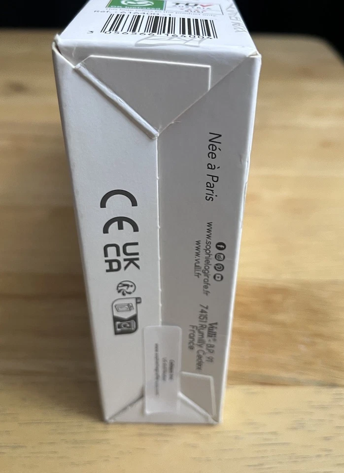 Sophie The Giraffe La Baby Natural Rubber Teether Toy, 7.25" TALL - Image 4 of 4