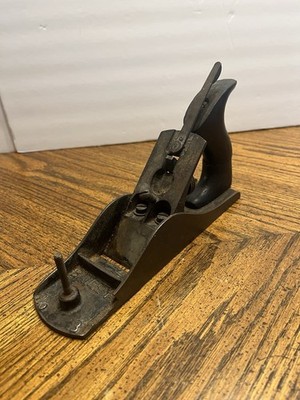 Antique Stanley Bailey No. 3 Wood Plane Double Patent Body Only