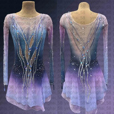 New Figure Skating Dress W0747