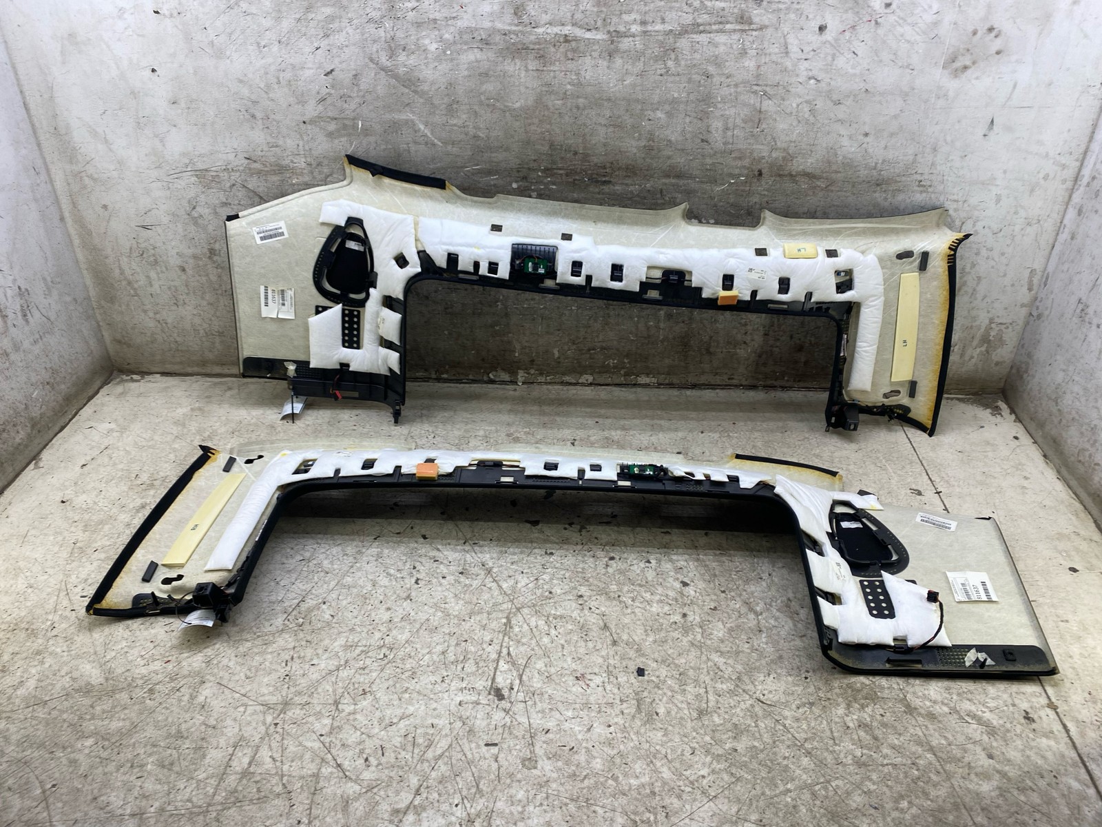 2020-2025 ASTON MARTIN DBX OEM LEFT & RIGHT ROOF HEADLINER TRIM COVER PANEL SET